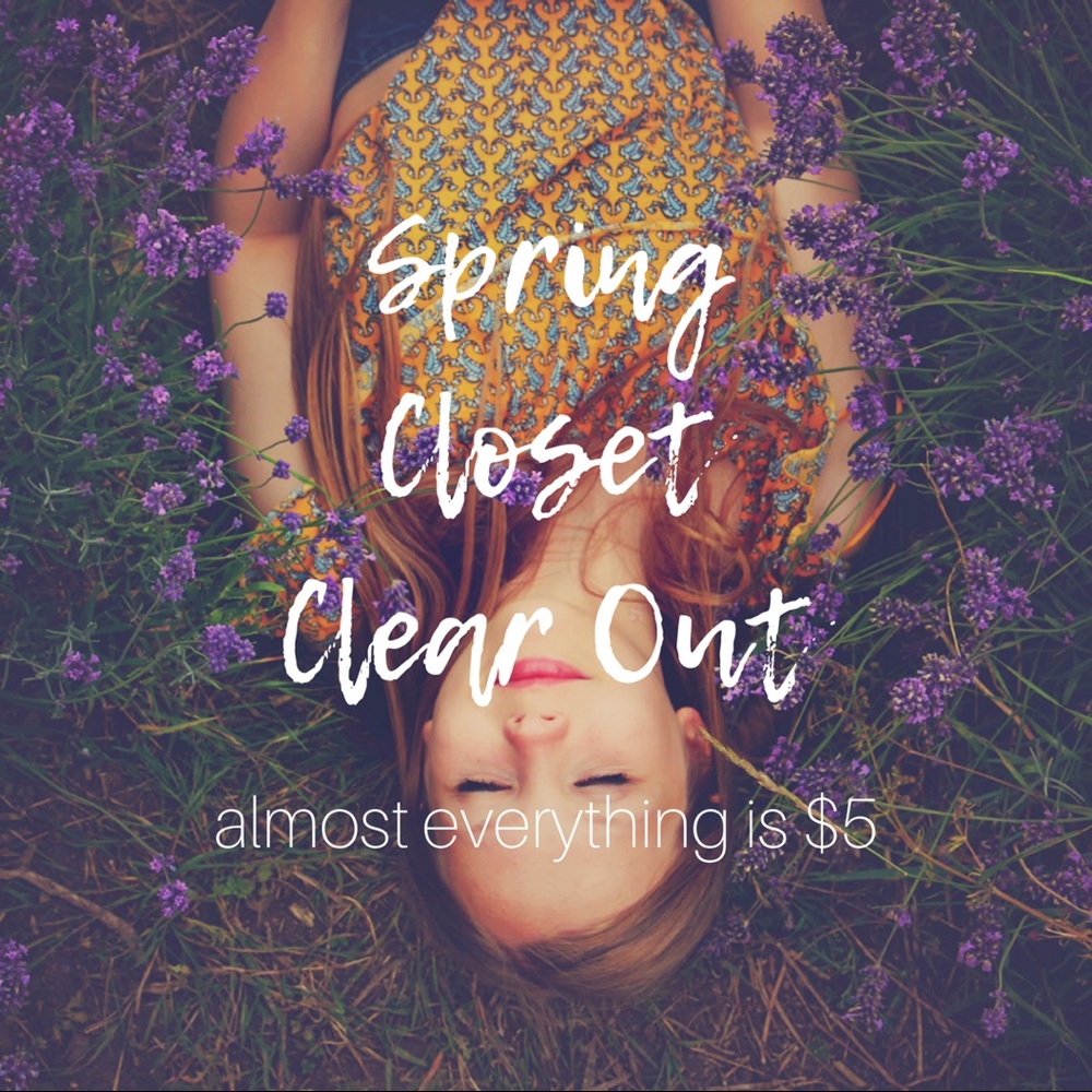 Huge markdowns! Clearing out my closet!